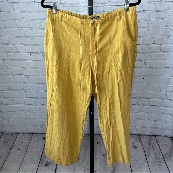 Definitions by D. Jeans Linen Pants Size Large - Picture 1 of 3